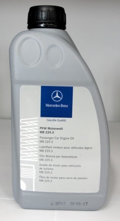 Масло моторное mercedes mb 229.3 5w-40 1л Mercedes A0009898201BAA6