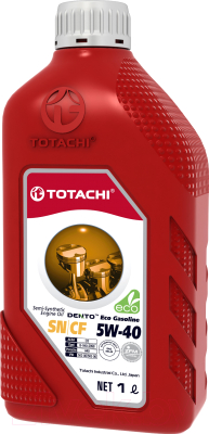 Масло моторное totachi dento eco gasoline semi-synthetic 5w-40 1l totachi 4589904528194 TOTACHI 4589904528194